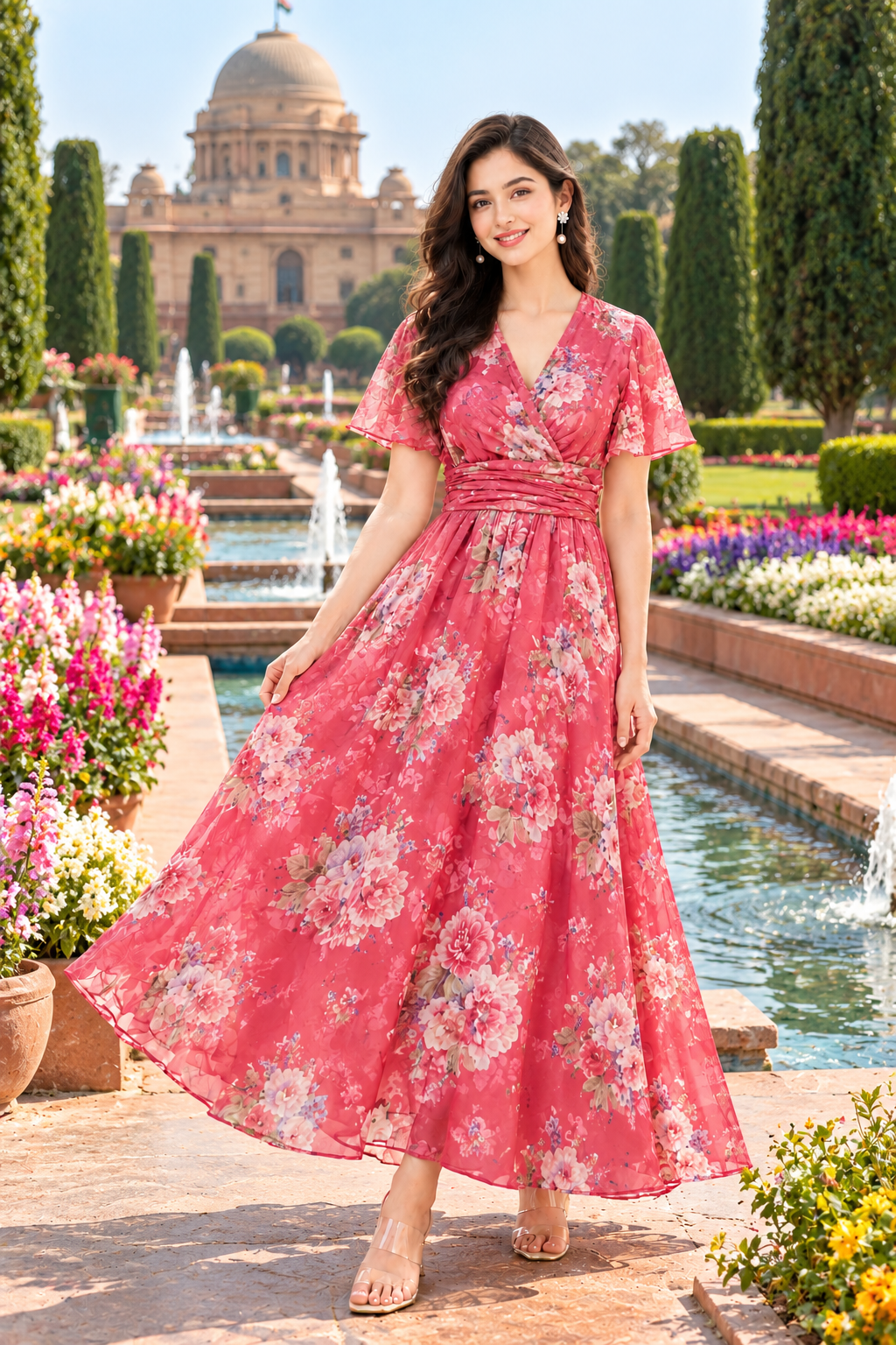 Rosabella Floral Dress LL-098