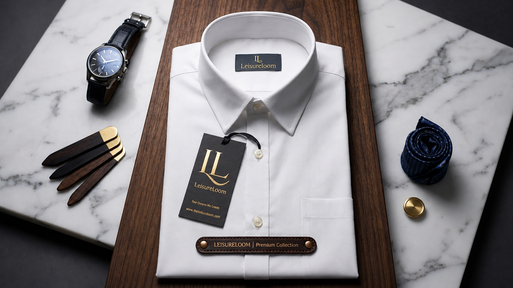 LL-074 Premium White formal shirt