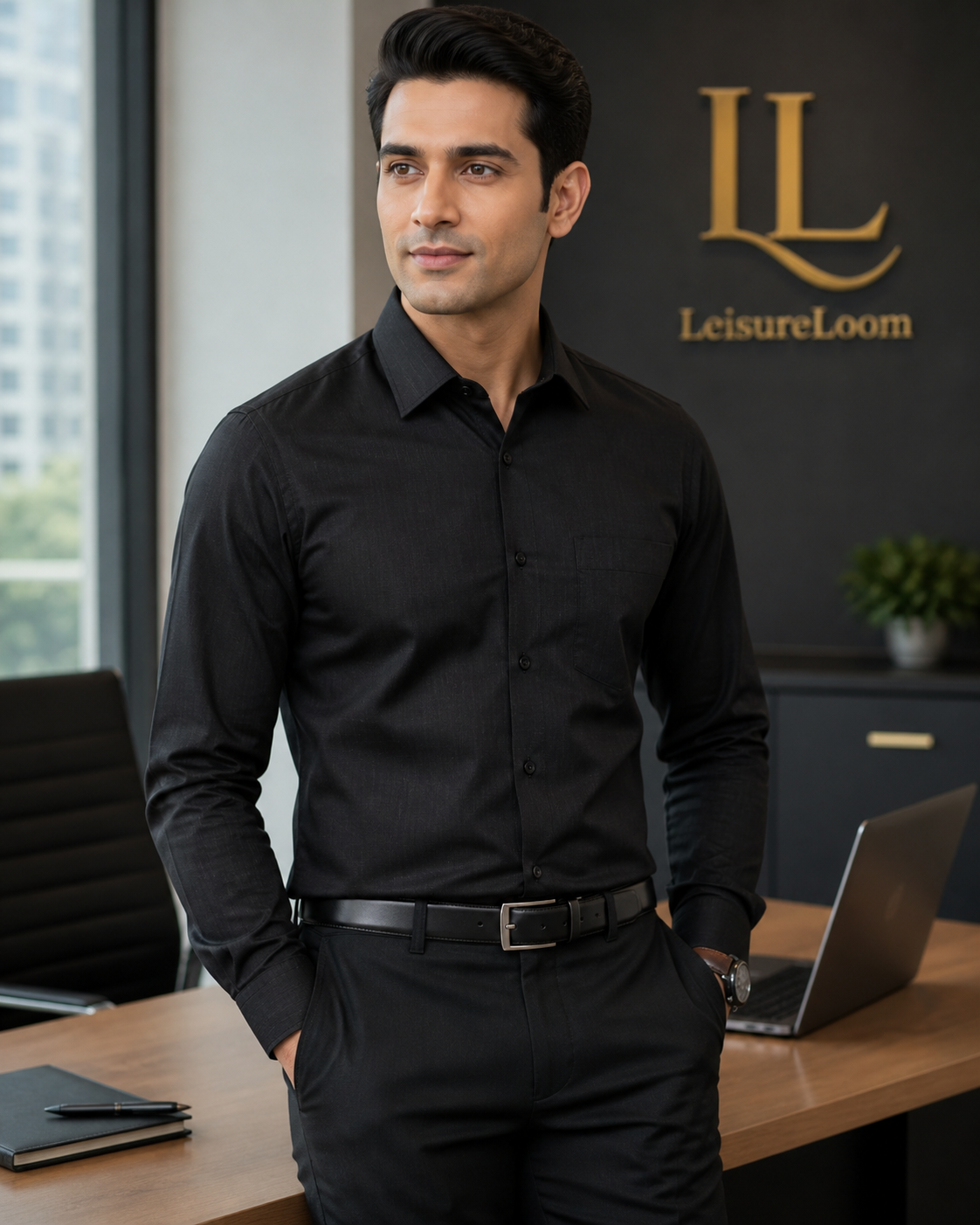 Premium Black Formal Shirt