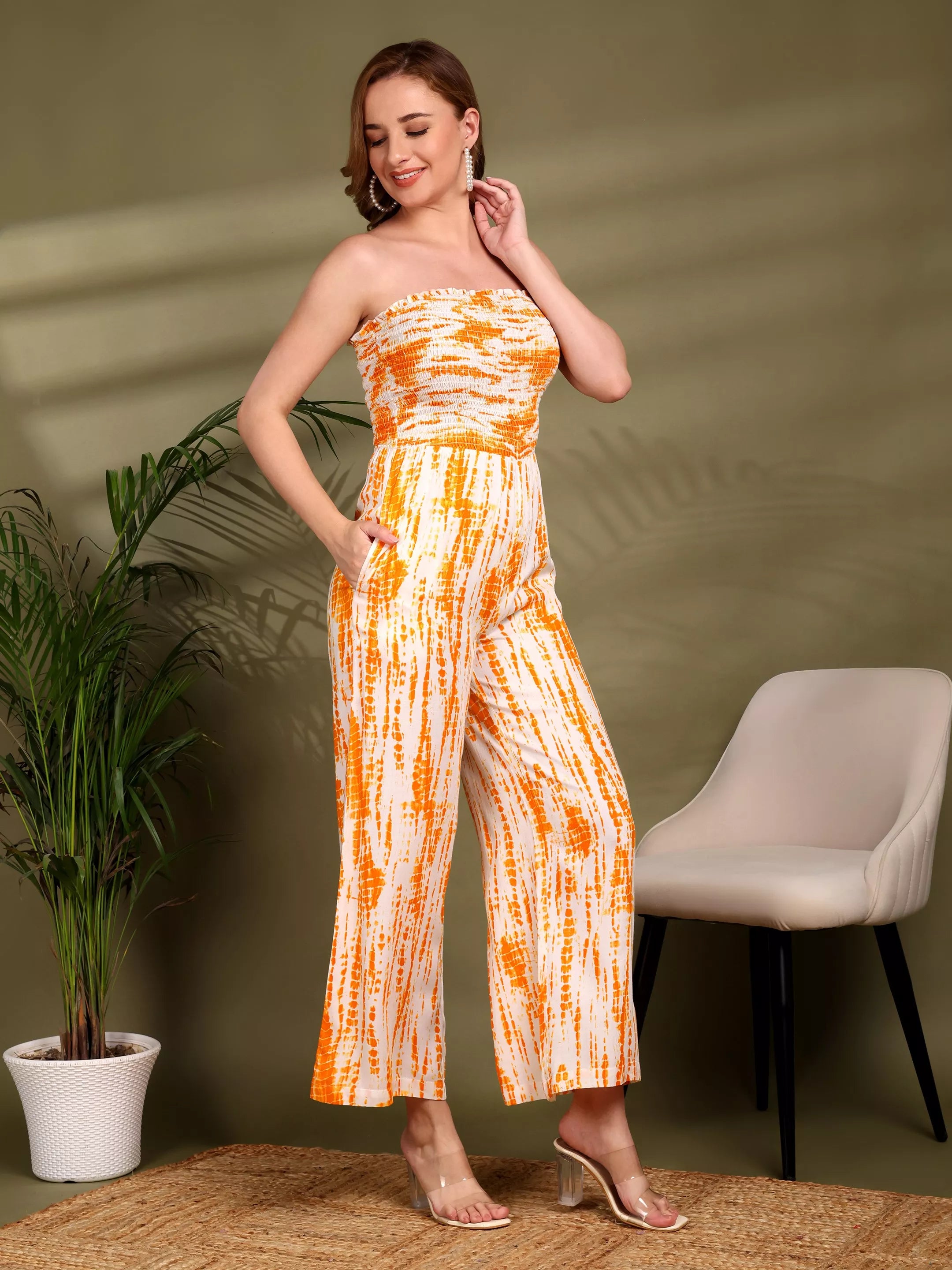 NATALIA Strapless Jumpsuit