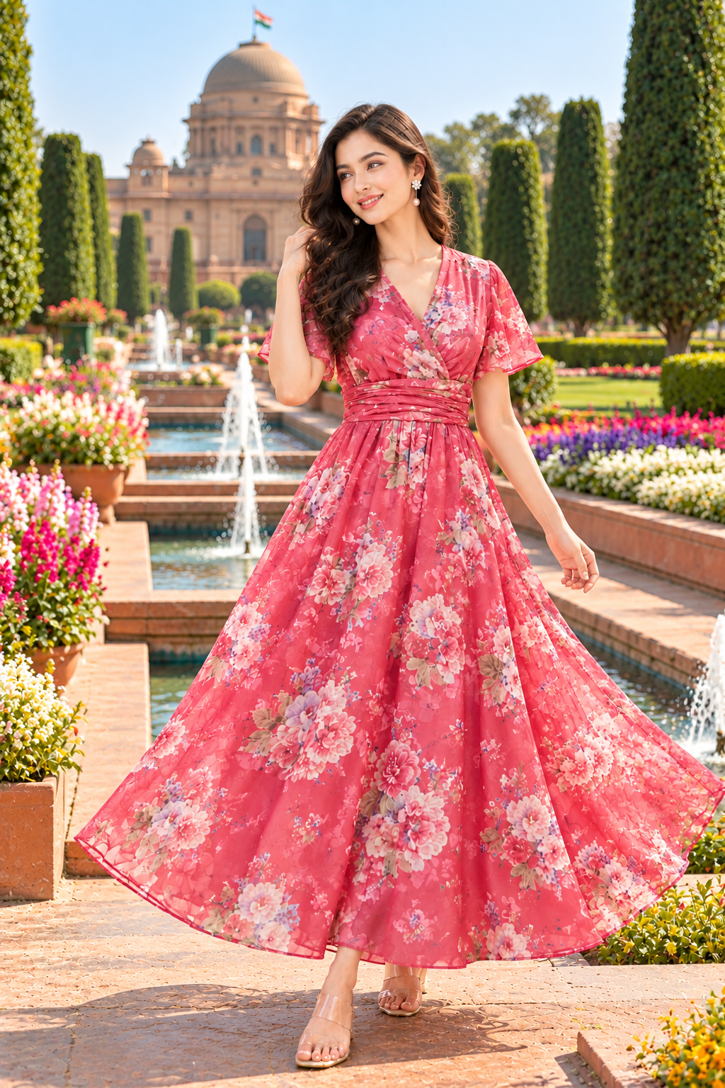 Rosabella Floral Dress LL-098