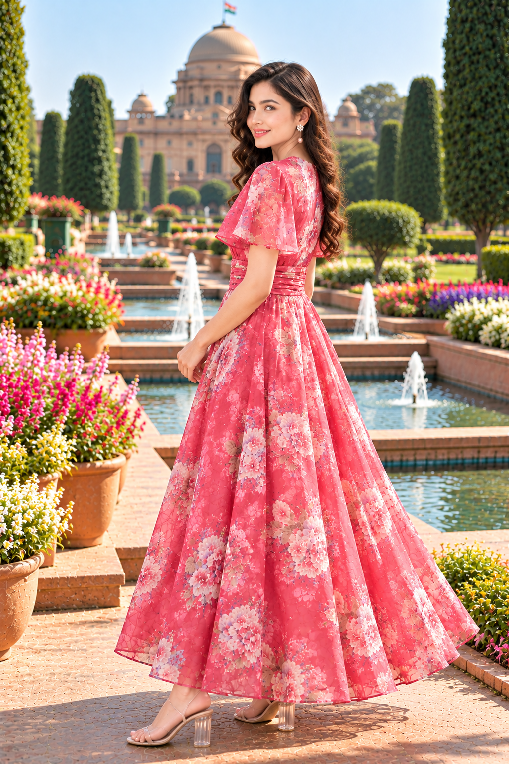Rosabella Floral Dress LL-098