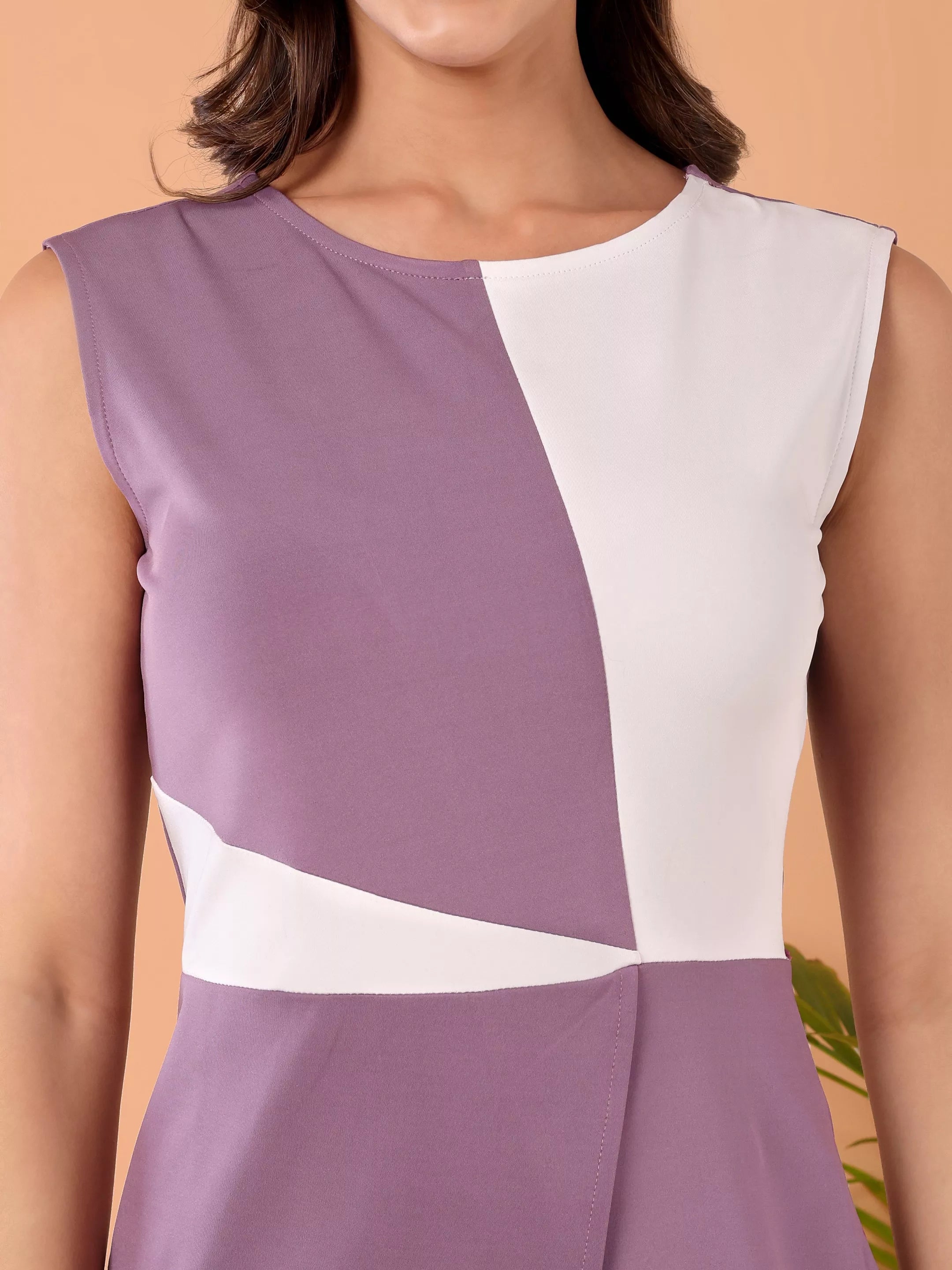 ELIRA Sleeveless Bodycon Jumble Dress