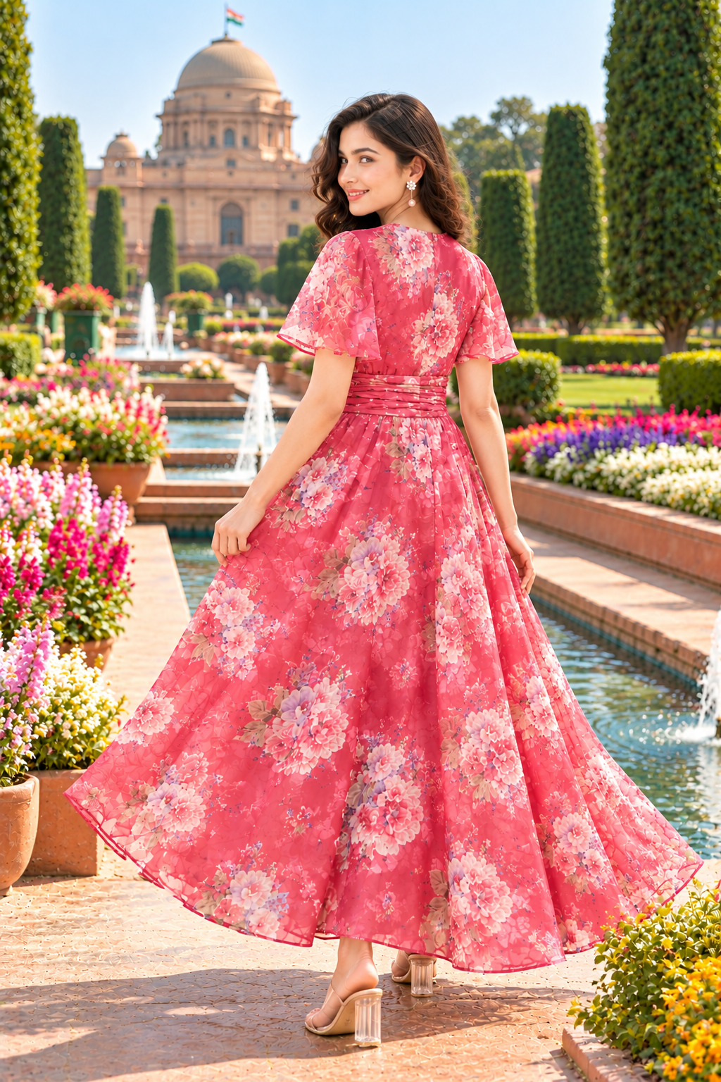 Rosabella Floral Dress LL-098