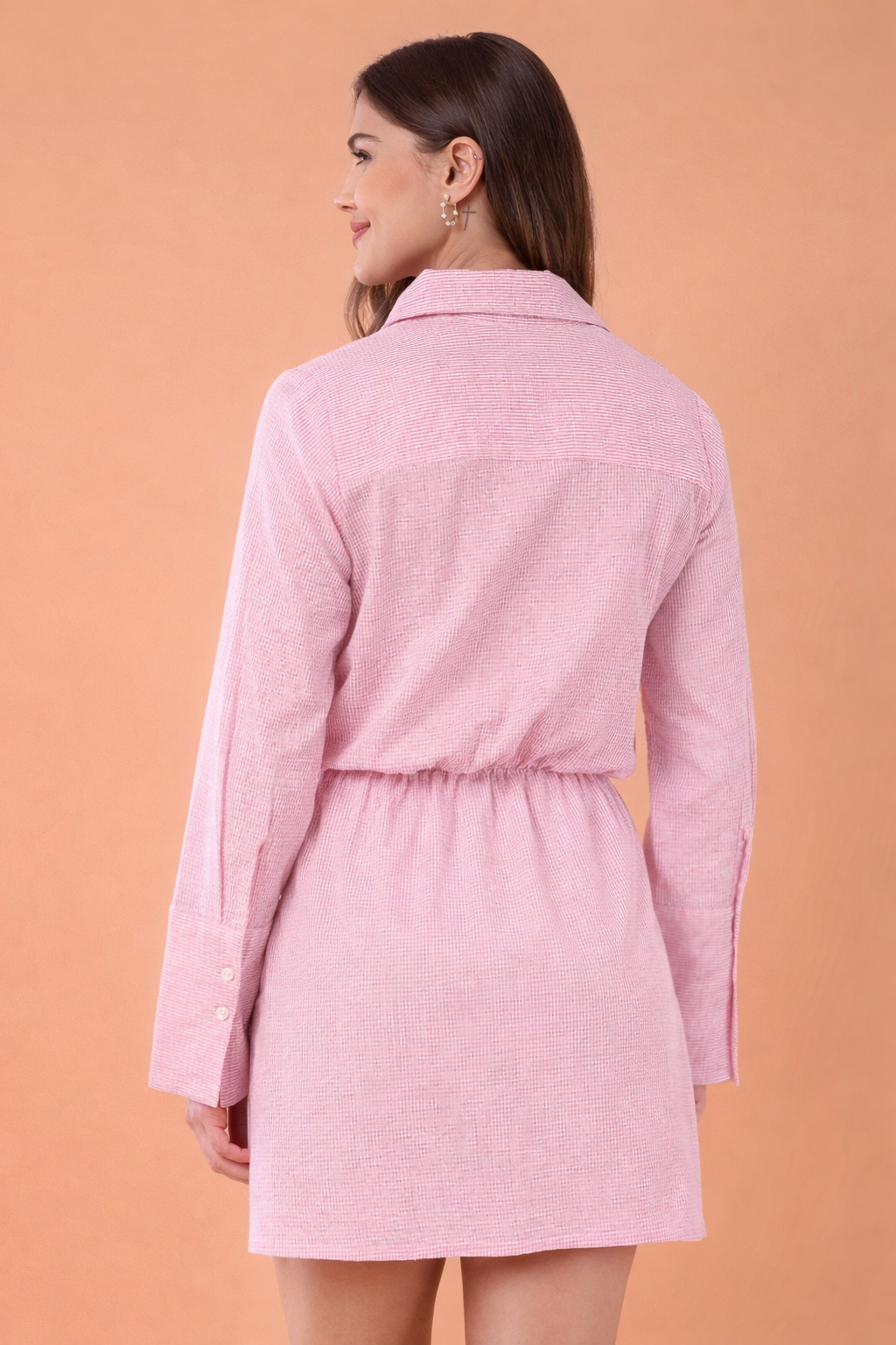 ORA Full sleeve shirt in Gingham