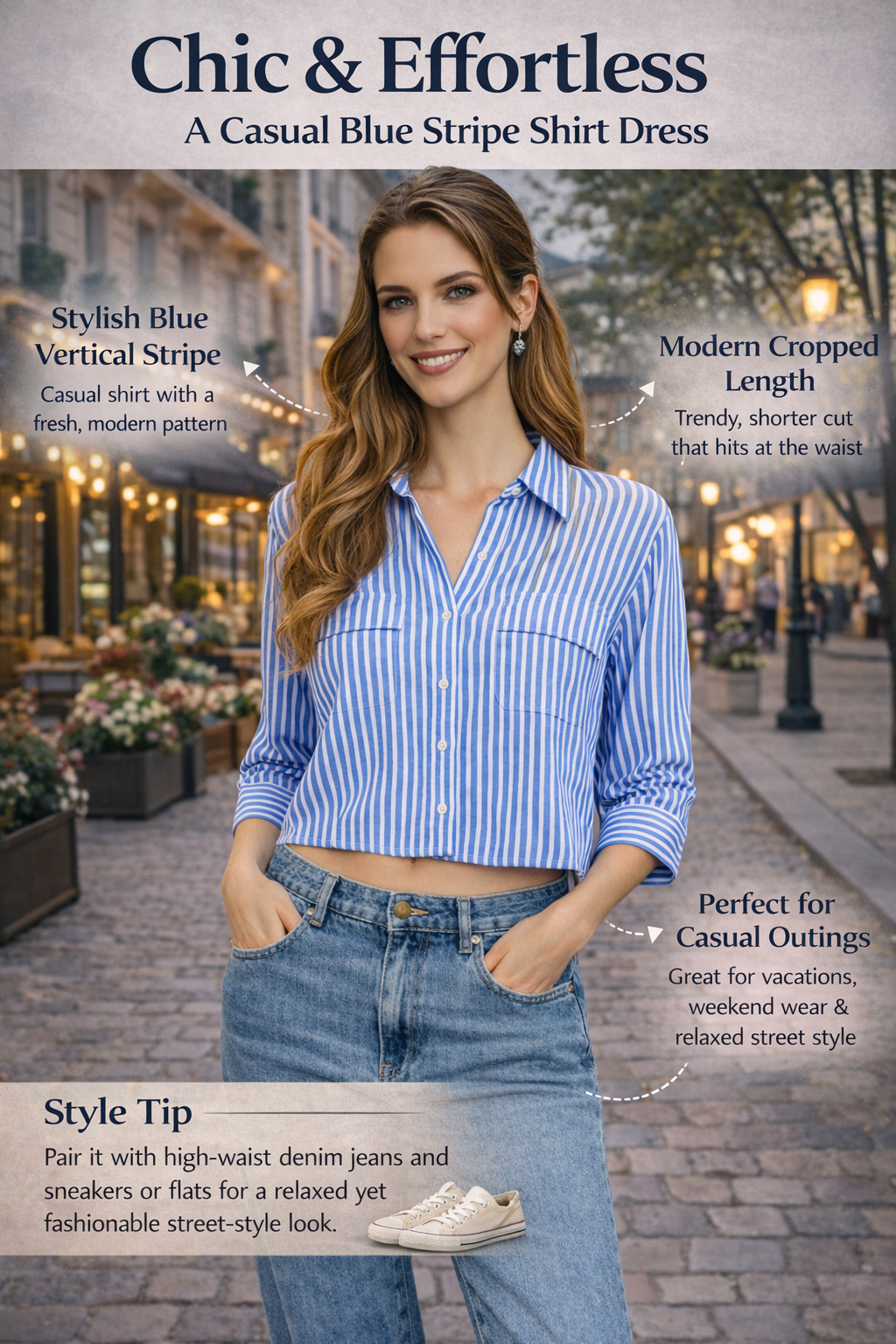 Nielle - Striped Shirt - LL-052